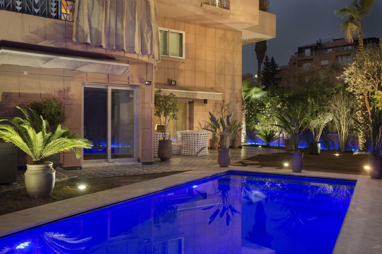 The Ruby Apartment With Private Swimming Pool - Hivernage Quarter - By Goldex Marrakech Marrakesh Exteriör bild