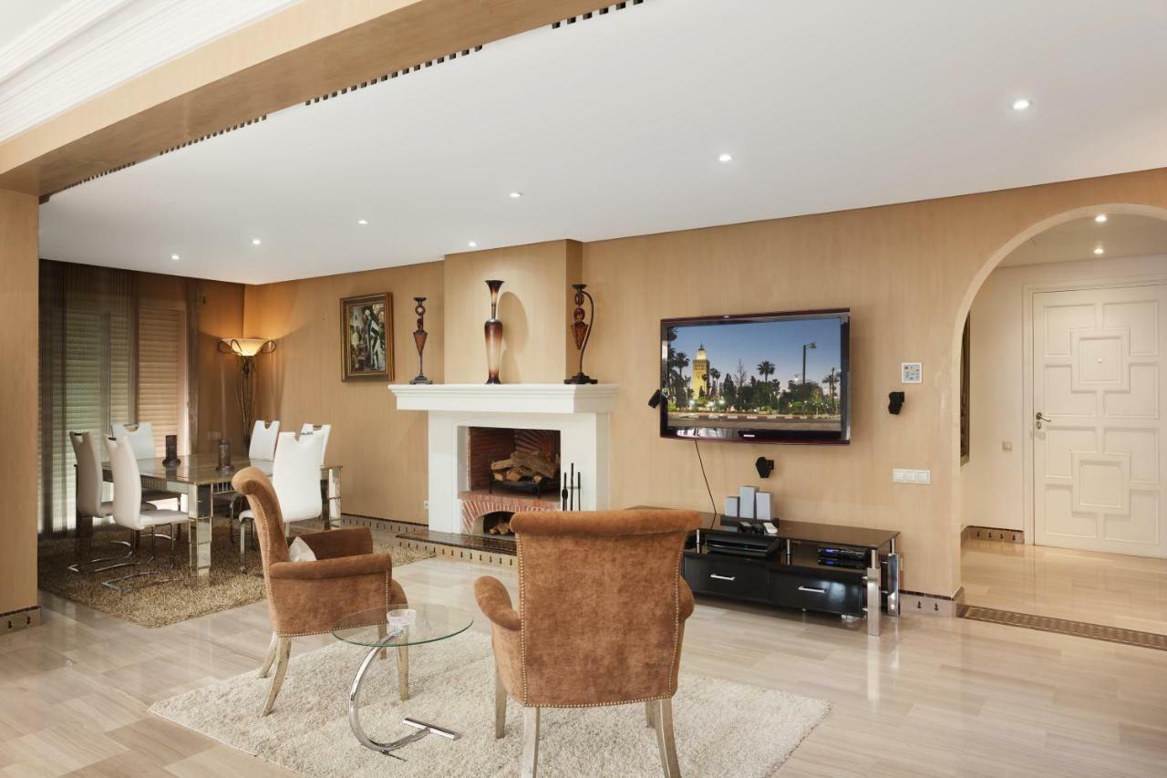 The Ruby Apartment With Private Swimming Pool - Hivernage Quarter - By Goldex Marrakech Marrakesh Exteriör bild