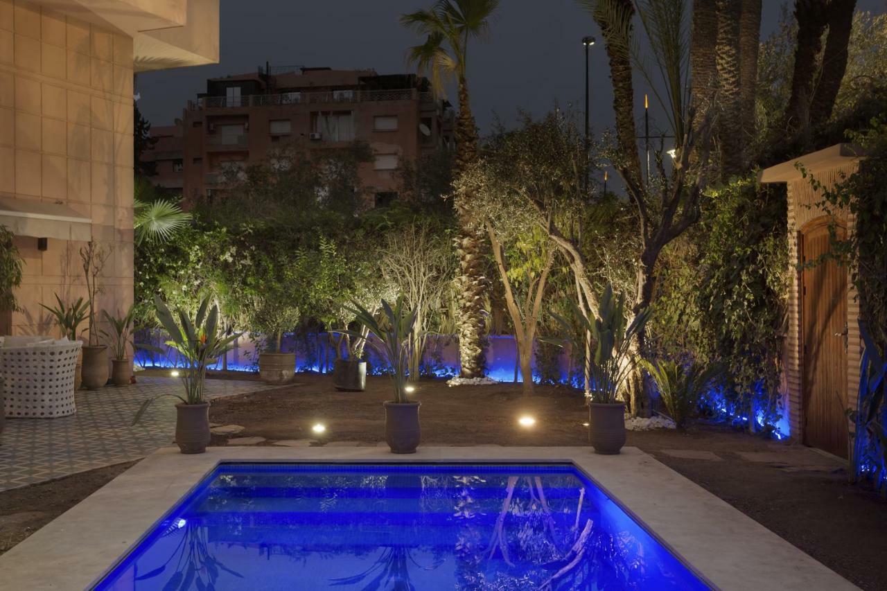 The Ruby Apartment With Private Swimming Pool - Hivernage Quarter - By Goldex Marrakech Marrakesh Exteriör bild